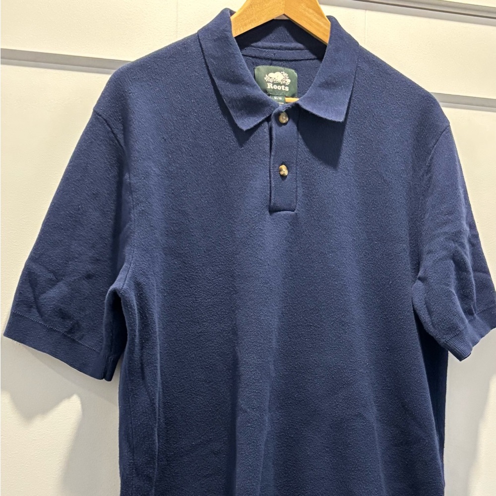Roots Blue Polo Shirt Classic Design